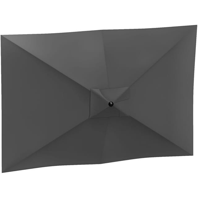 Ersatzdach Für 6-streben-sonnenschirm. Ersatzdach Für Sonnenschirm Mit Uv-schutz 50+, 3 X 2 M. Dunkelgrau