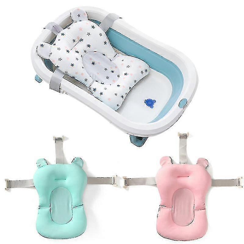 Babybadewannensitz-stützmatte, Faltbare Babybadewannenauflage & Stuhl, Neugeborenen-badewannenkissen, Rutschfestes, Weiches Komfortkissen Für Babys-star