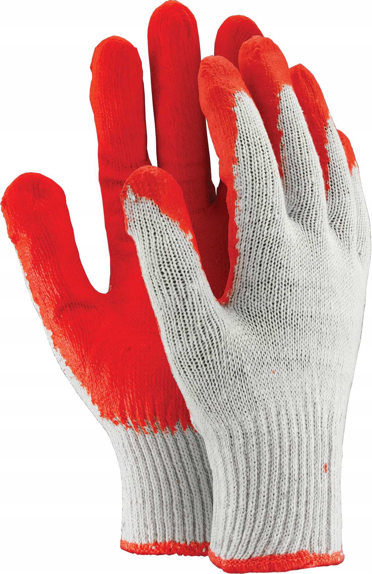 Arbeitshandschuhe / Rot / Größe: 9 - L / Ox-uniwampc