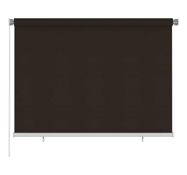 Außenrollo 200x140 Cm Braun Hdpe Vidaxl