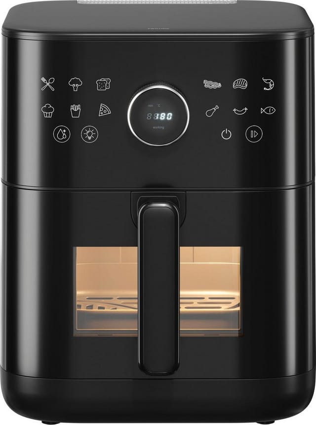 ZWILLING Air Fryer Pro 6 L, Heißluftfritteuse, 12 Programme, Infrarot-Heizung, Wasser-Sprühfunktion, 1800 Watt