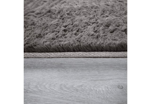 TT Home Teppich Diele, Esszimmer, Flur, Kinderzimmer, Schlafzimmer, Wohnzimmer, Rechteckig, Höhe: 26 mm, Hochflor Teppich Schlafzimmer Kunstfell Flauschig Kaninchenfell Imitat