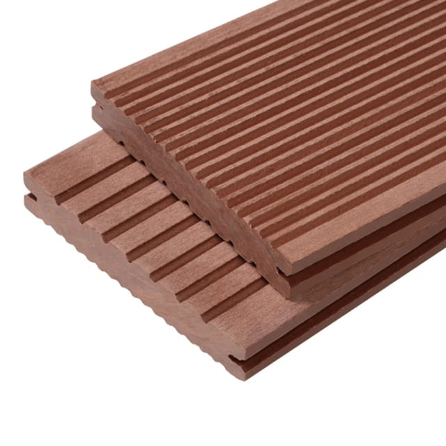 Maxima L 360 Cm Terrassendiele Aus Massivem Verbundholz – Farbe – Rotbraun, Dicke – 22 Mm, Breite – 14 Cm, Länge – 360 Cm