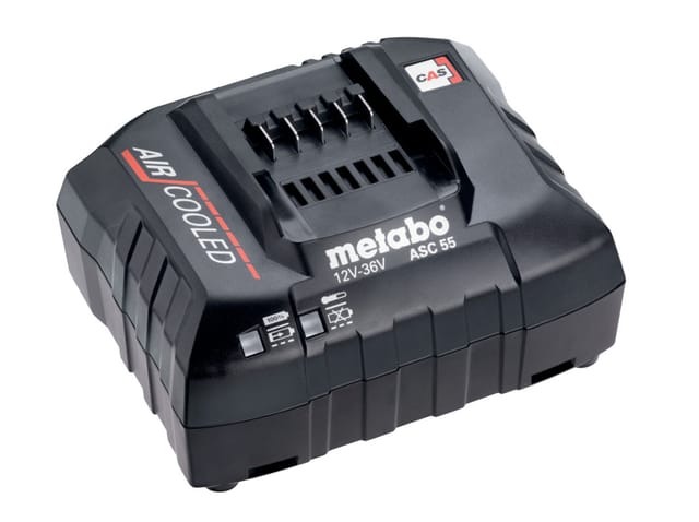 Metabo Asc 55 – Caricabatterie Universale 12v 18v 36v Li‑ion / Lihd – Cas