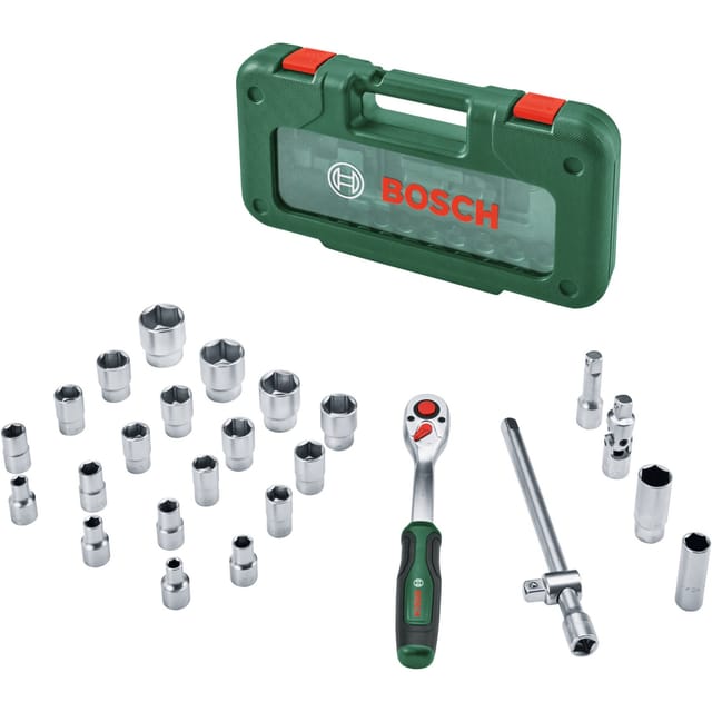 1/2" Ratschen-satz Bosch - 26 Teile
