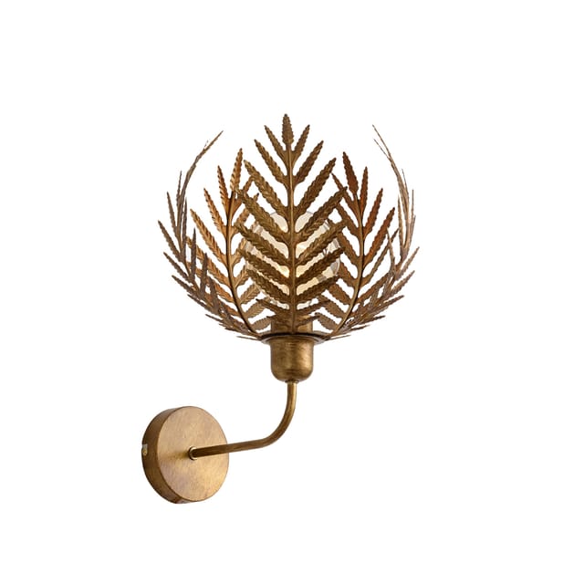 Vintage Wandleuchte Gold - Botanica