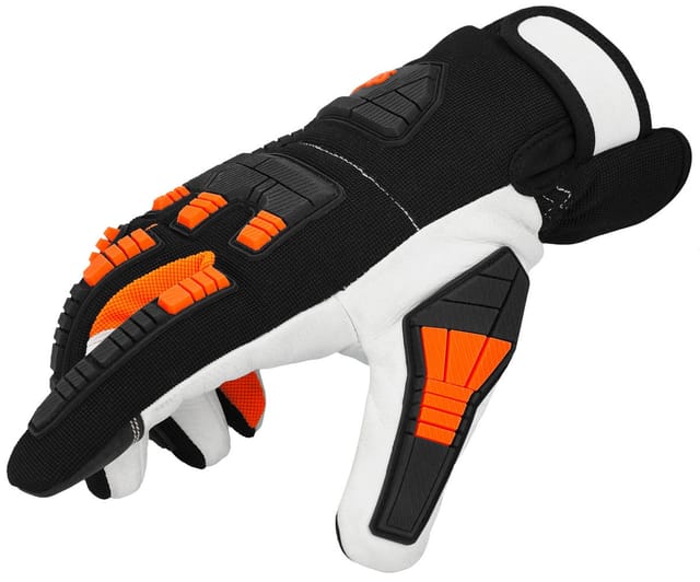 Stocker Schnittfeste Winterhandschuhe Für Motorsäge 11/xl Schwarz, Leder