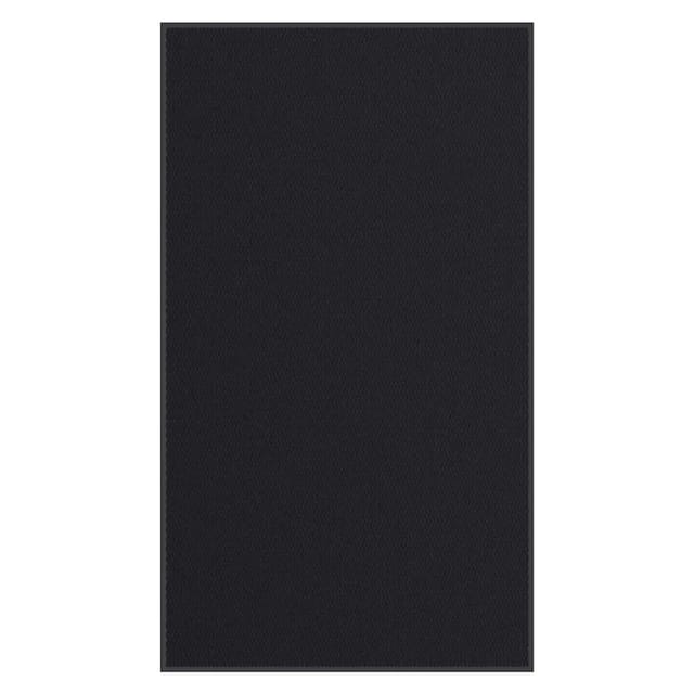 vidaXL Fußmatte Schwarz 115x200 cm 4105564