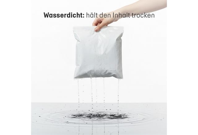 Roxlin Versandtasche ROXLIN Versandbeutel 25×35 cm – 100 Stück, wasserdicht & reißfest