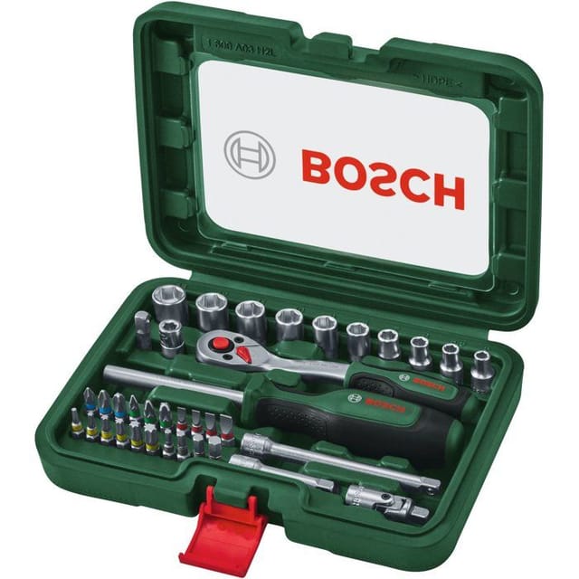 1/4" Bosch Ratschen-satz - 37 Teile