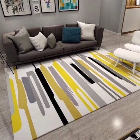 Bunthaus Skandinavischer Designer-teppich, Modern, Dekorativ, Waschbar, Kurzer Flor, Rutschfest, 140 X 200 Cm