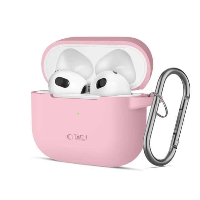 Tech-protect Silikonhaken Für Apple Airpods 3, Altrosa
