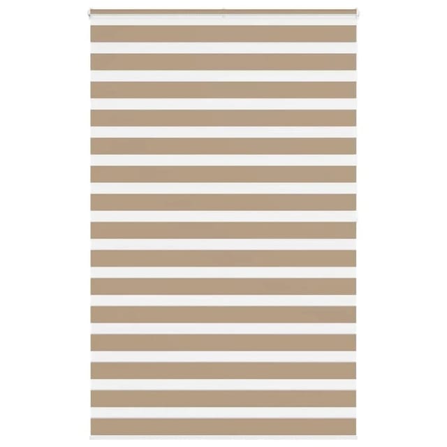 Zebrarollo Sandbraun 150x200 Cm Stoffbreite 145,9 Cm Polyester Vidaxl