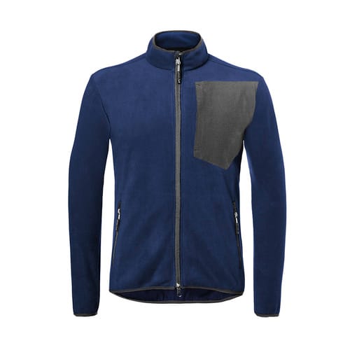 Kübler Fleecejacke dunkelblau/anthrazit Form 1254 Größe S