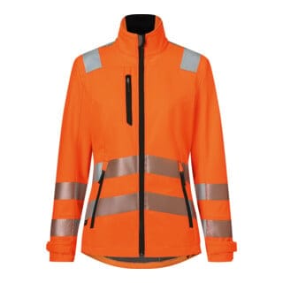 Kübler Softshell Jacke Damen REFLECTIQ PSA 2 warnorange Form 1509 Größe 4XL