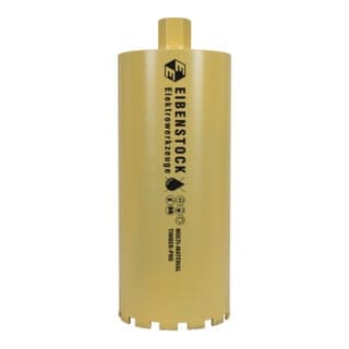 Eibenstock Diamant-Trocken-Bohrkrone Multi-Material TIMBER-PRO 1¼", Ø 162 mm, 350 mm Nutzlänge, 13 Segmente