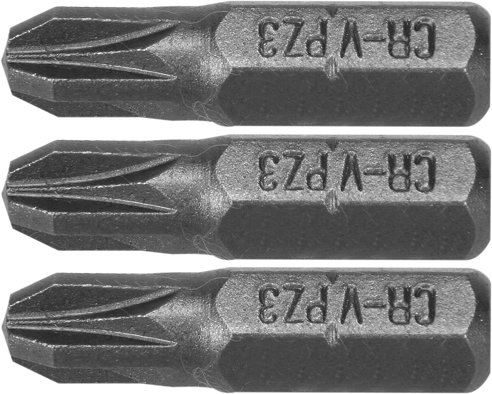 Präzisions-bits Pz3 1/4" X 25 Mm, 3-teilig