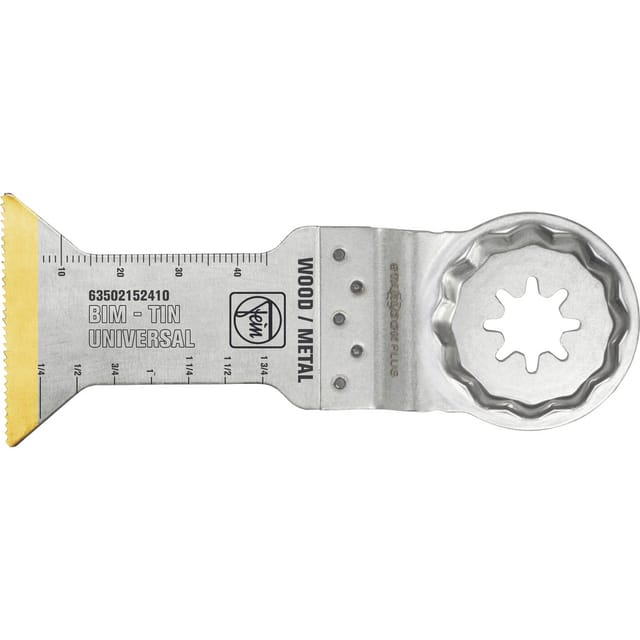 Fein Sägeblatt E-cut Bi-metall Mit Tin-beschichtung, Länge 60 Mm, Breite 44 Mm, Ve 1
