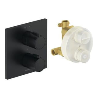 Duravit Thermostatarmatur Thermostat Unterputzmodell Set, 2