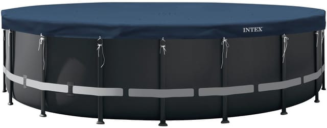 Poolabdeckung Ø610 X 20 Cm Rund Pvc Und Pet Intex