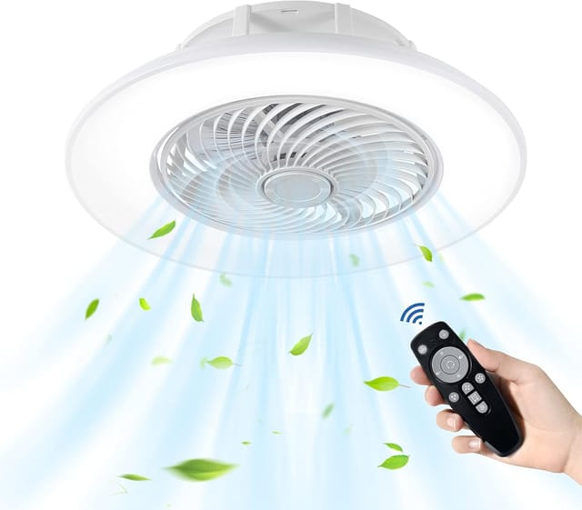 Ventilateur Lampe Plafonnier Zu/bei Led Moderne 36w Dimmable Lampe Von Plafond Mit Télécommande Für Chambre Salon