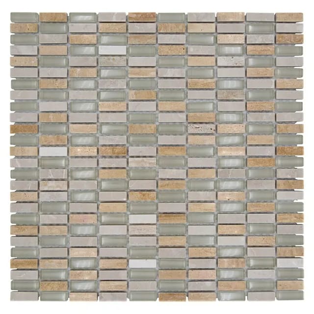 HuH Mosaik Mosaikfliese »Globe«, BxL: 31,8 x 31,3 cm, Wandbelag - beige