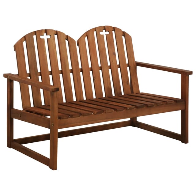 vidaXL Gartenbank Massivholz Akazie 110 cm