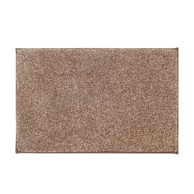 Floordirekt Badematte Nasa Waschbar Verstärkte Kanten Braun 80 x 178 cm