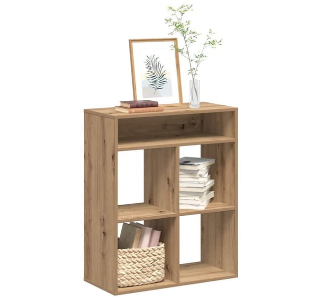 vidaXL Bücherregal Artisan-Eiche 66x31x80 cm Holzwerkstoff 860300
