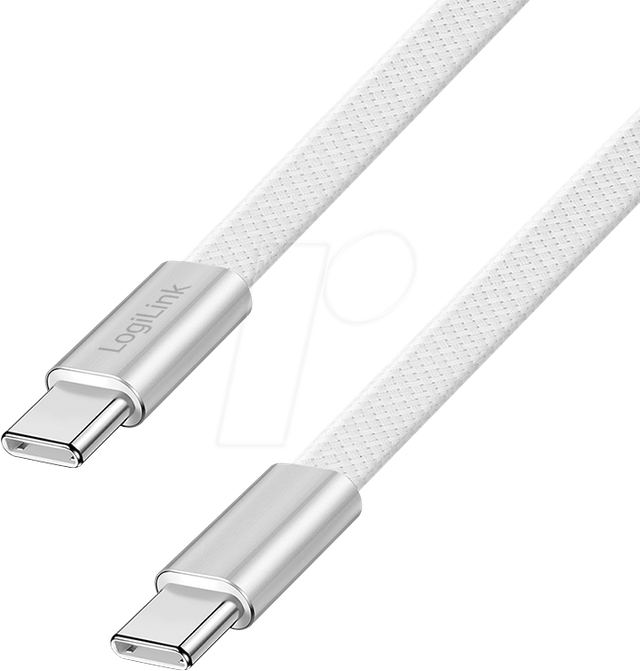 LOGILINK CU0445 - Sync- & Ladekabel, USB-C -> C, 1,0 m, weiß