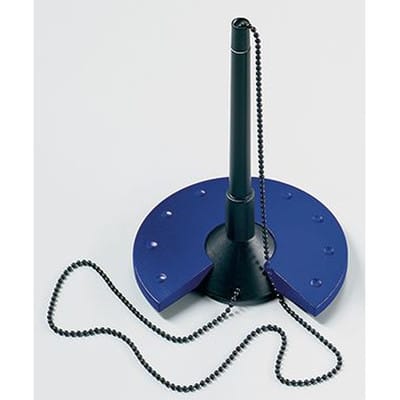 Kugelschreiberständer H6359093 10x15,5x10cm Kette sw/bl