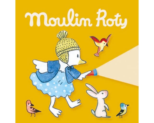 Moulin Roty Projektionslampe Zubehörset mit 3 Disketten für Projektionsleuchten, ab 4 Jahren