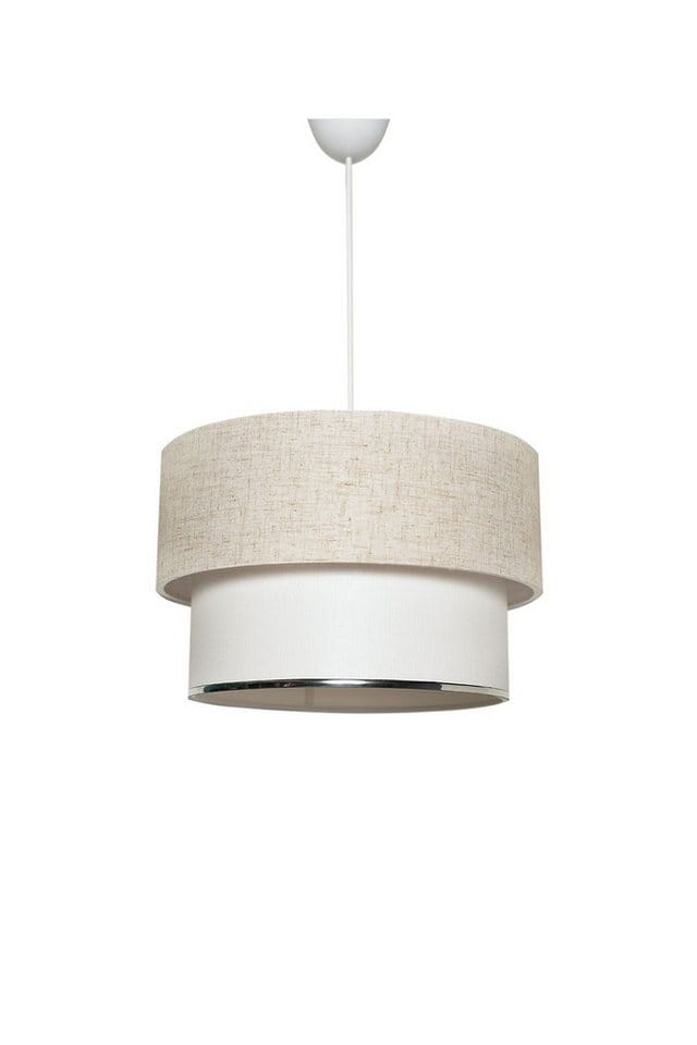 Opviq Kronleuchter Boho Relax, ohne Leuchtmittel, Stoffschirm,Angenehme Lichtstreuung, Zeitloses Design