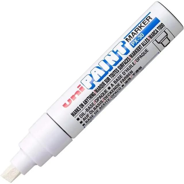 Faber-Castell Malstift Faber Castell Lackmarker UNI PAINT PX-30 4-8,5 mm weiß