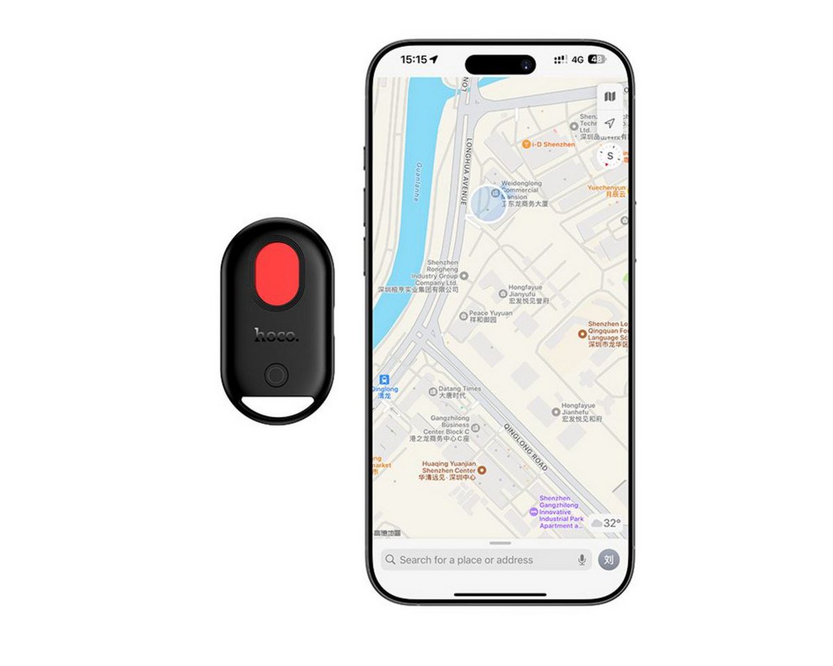 hoco. Überwachungskamera E95 (Outdoor, Reise, Indoor, Find-My-kompatibler Locator mit integrierter Kameraerkennung) Bild 5