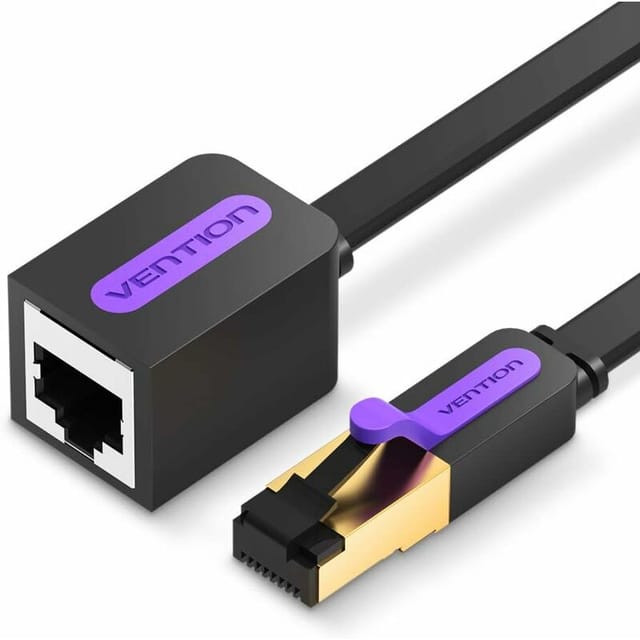 3 M Cat7 Ethernet Rj45 Verlängerungskabel, High-speed-ethernet-verlängerungskabel – 10 Gbit/s, Rj45-netzwerkkabel (stecker Auf Buchse), Geschirmtes Cat7 Lan-rj45-kabel Mit Cat 6/cat 5e/cat 5-anschluss