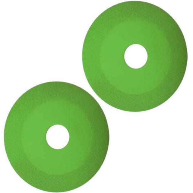 2 Glastrennscheiben, Innendurchmesser 22 Mm, Außendurchmesser 100 Mm, Schnittbreite 15 Mm, Dicke 1 Mm, Diamantsägeblatt Für Fliesen, Kristall Und Weinflaschen (grün).