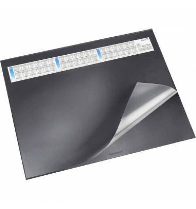 Schreibunterlage Durella Ds 65 X 52 Cm (b X H) Mit Folienauflage Kunststoff Schwarz