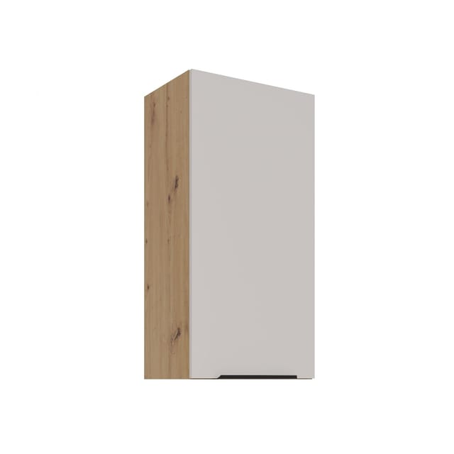 Küchen Hängeschrank 45 Cm Küche Solano Kaschmir Beige Matt + Eiche Artisan Matt Küchenzeile Küchenblock Küche Einbauküche