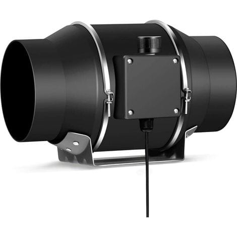 100-mm-abluftventilator, Verstellbar, 350 M³/h Luftabsaugung Mit Drehzahlregler