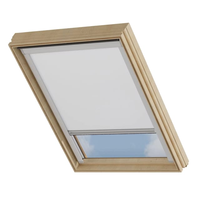 Cocoon Dachfensterrollo, Verdunklungsrollo - Weiß - Kompatibel Mit Velux - Ck04
