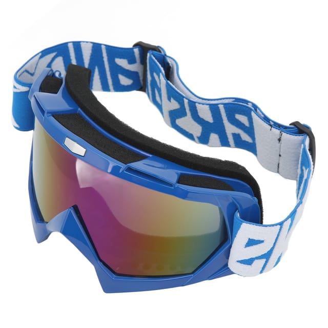 Schutzbrille Für Motocross, Quad Und Offroad-atv, Rutschfest, Stoßfest Und Winddicht, Sandblauer Rahmen.