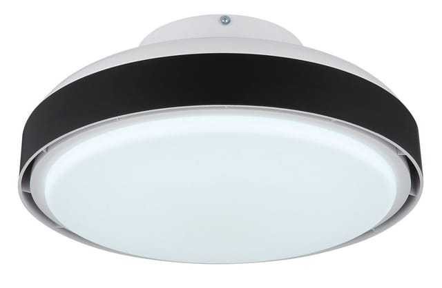 Deckenventilator Ventilator Lüfter Weiß Schwarz Led Farbwechsler Dimmbar D 45 Cm