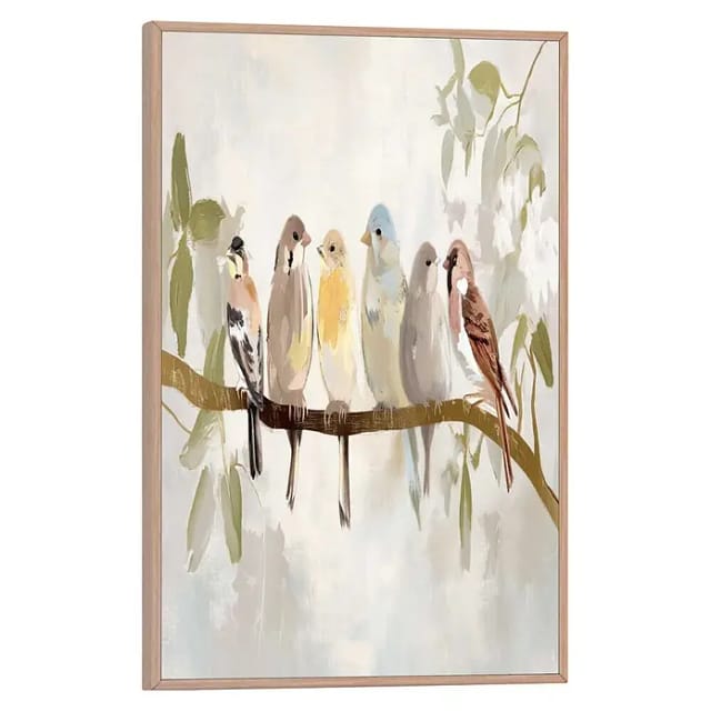 Reinders Bild Slim Frame Wood (Botanical Birdies, B x H: 20 x 30 cm)