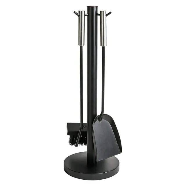 ADURO Kaminbesteck »Proline«, 4-tlg., Metall/Stahl, schwarz