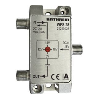Kathrein Fernspeise-Weiche 5-2150MHz F-Conect. WFS 28