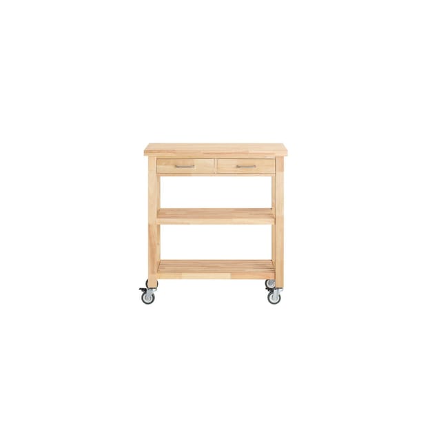 SoBuy Kücheninsel mit 1 Schublade Holzfarbe 80x40x90cm Klassisch