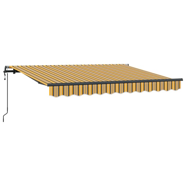 Einziehbare Markise Bunt Gestreift 250 X 200 Cm Vidaxl