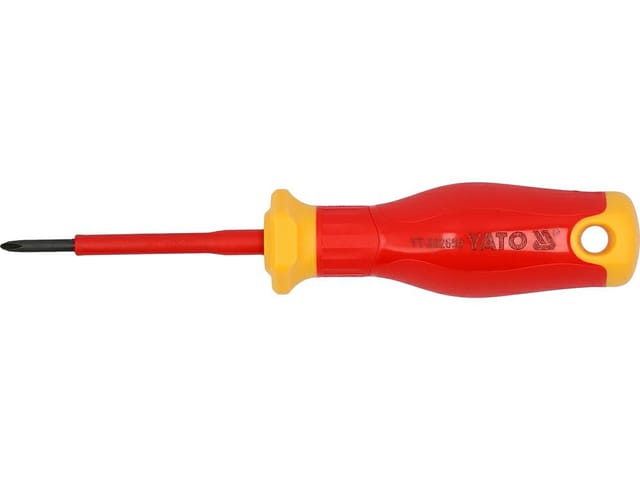 Isolierter Schraubendreher Yato Ph0x60mm 1000 V Rutschfester Griff