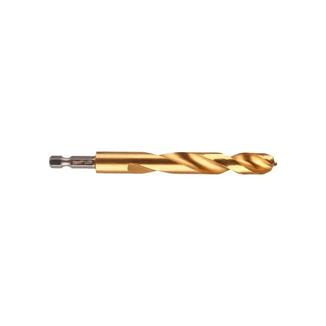 Milwaukee Shockwave Metallbohrer Hss-g Red Hex Titan 1/4" 12,5 X 128 Mm, Hss-tin - 1 Stk.